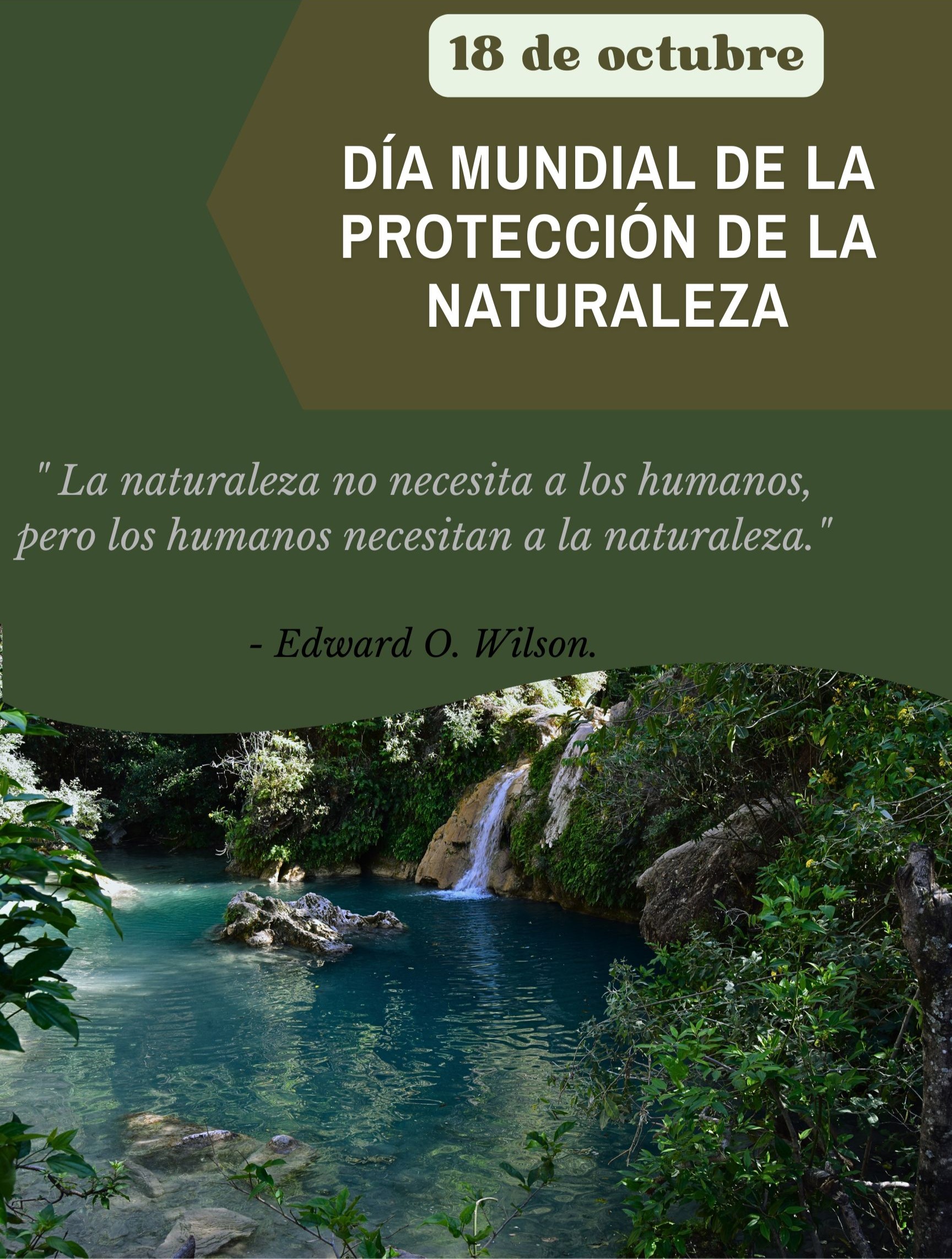18 DE OCTUBRE DÍA INTERNACIONAL PARA LA PROTECCIÓN DE LA NATURALEZA