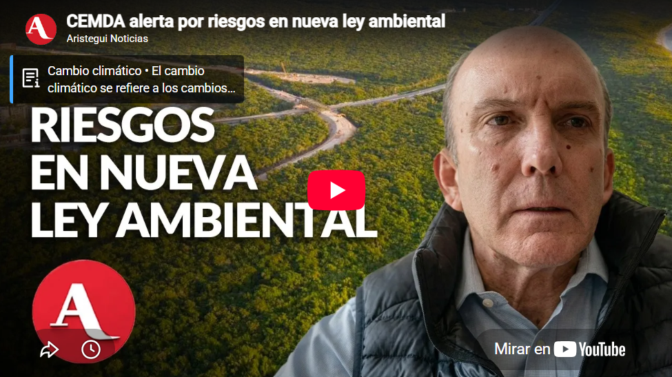 Análisis de la iniciativa de la nueva Ley General del Equilibrio Ecológico y la Protección al Ambiente (LGEEPA) de Gustavo Alanís Ortega, director del Centro Mexicano de Derecho Ambiental (CEMDA).